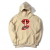 Shhh Lips Girls Cream Hoodie