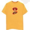 Shhh Lips Girls Yellow T shirts