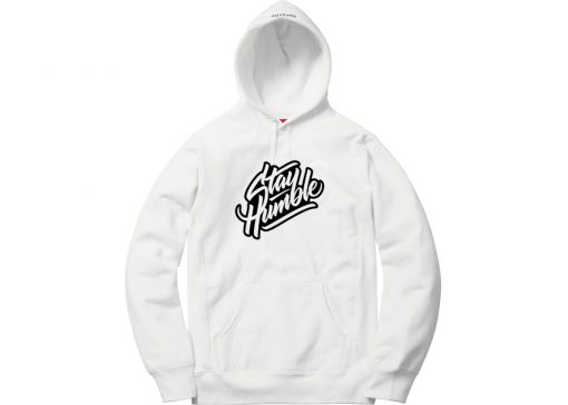 Stay Humblee White Hoodie