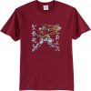 Try Burning Gundam Maroon Tshirt