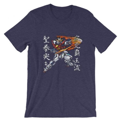 Try Burning Gundam Purple Tshirt