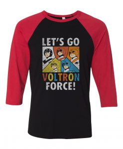 Voltron Force Black Red Raglan T-Shirt