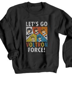 Voltron Force Black Sweatshrits