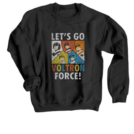 Voltron Force Black Sweatshrits