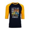 Voltron Force Black Yellow Raglan T-Shirt