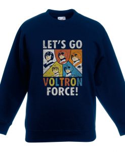 Voltron Force Blue Navy Sweatshirts