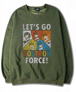 Voltron Force Green Army Sweatshirts