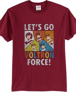 Voltron Force Maroon T-Shirt