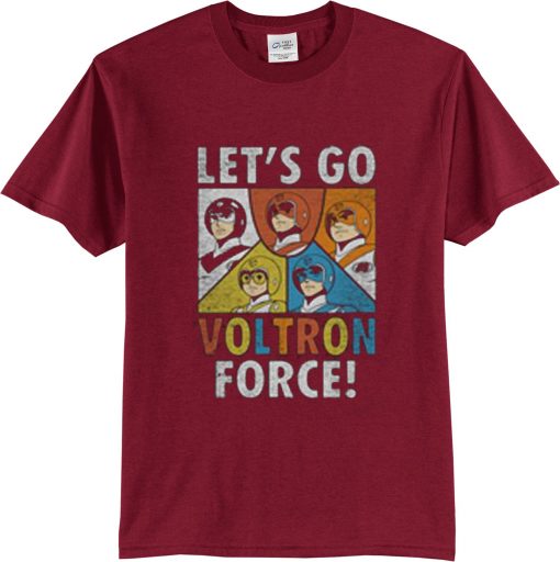 Voltron Force Maroon T-Shirt