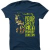 Your Safety Is My Primary Concern Orisa Overwatch Blue Navy T shirts