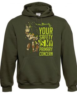 Your Safety Is My Primary Concern Orisa Overwatch Green Army Hoodie