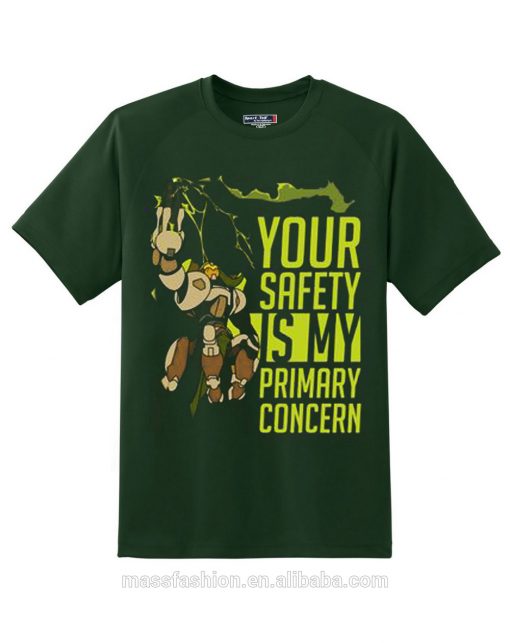 Your Safety Is My Primary Concern Orisa Overwatch Green T shirts