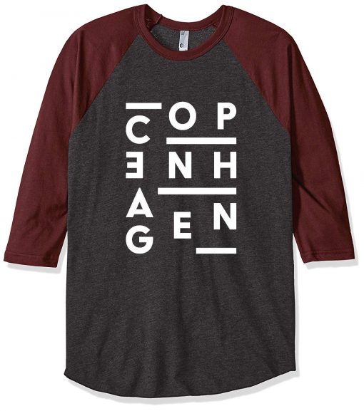 Copenhagen Grey Brown Raglan T Shirts