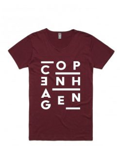 Copenhagen MaroonT shirts