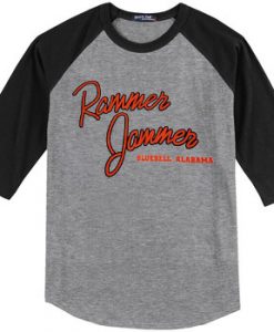 Hart of Dixie Rammer Jammer Grey Black Raglan T shirts