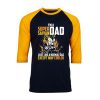 I'm a super Saiyan dad Black Yellow Raglan T shirts