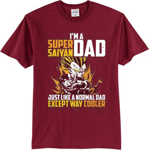 I'm a super Saiyan dad Maroon T shirt