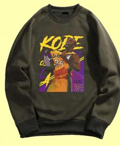 Kobe Bryant 24 Lakers Maroon Green Army Sweatshits