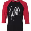 Korn Still A Freak Black Red Raglan T shirts