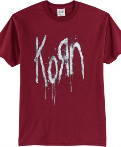 Korn Still A Freak maroon T-Shirt