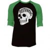 Overthinking Black Gree Raglan T shirts