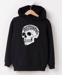 Overthinking Black Hoodie