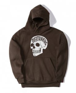 Overthinking Brown Hoodie