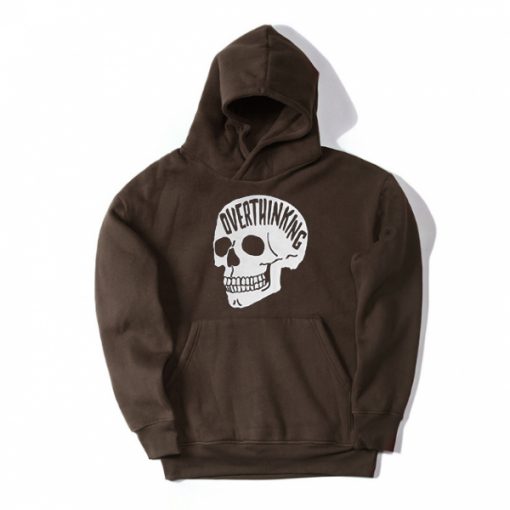 Overthinking Brown Hoodie