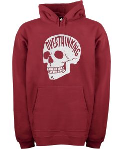 Overthinking Maroon Hoodie