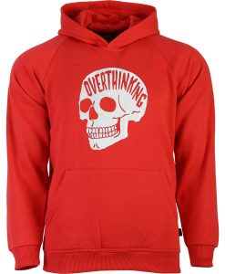 Overthinking Red Hoodie