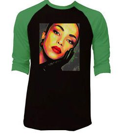 Sade 4 ByronFfli Wlker Black Green Raglan T shirts