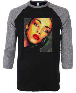 Sade 4 ByronFfli Wlker Black Grey Raglan T shirts