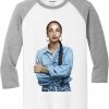 Sade Blue Wihte Grey Raglan T shirts