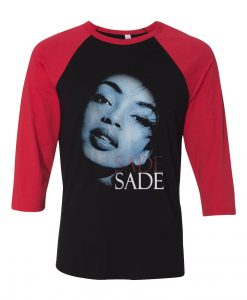 Sade Women And Men Black Red Raglan T shirts