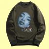 Sade Women And Men Green Army Sweatshirts