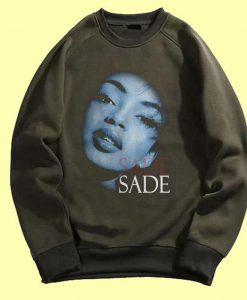 Sade Women And Men Green Army Sweatshirts