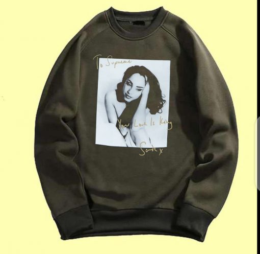 Supreme Sade Green Army Sweatshirts