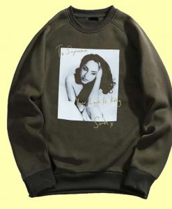 Supreme Sade Green Army Sweatshirts