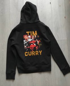 Tim Curry Horror Movies Mashup Hollywood Retro Black Back Hoodie