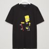 Trouble Maker The Simpsons Black Raglan T shirts