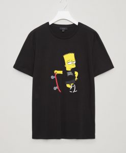 Trouble Maker The Simpsons Black Raglan T shirts