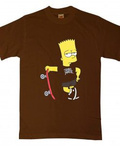 Trouble Maker The Simpsons Brown T-Shirts