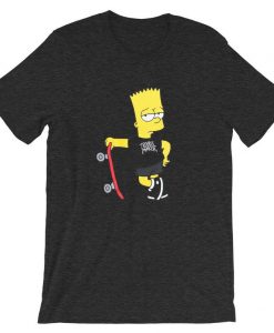 Trouble Maker The Simpsons Grey Asphalt T-Shirts