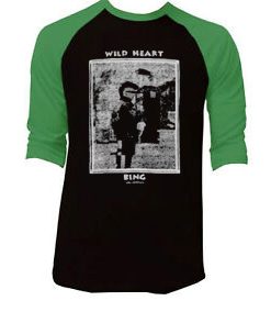 Wild Heart Black Green Raglan T shirts