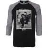 Wild Heart Black Grey Raglan T shirts