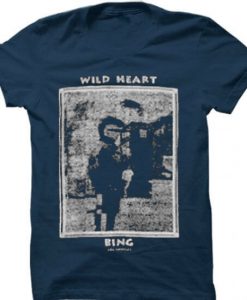 Wild Heart Blue Navy T shirts