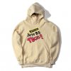 Just Be Nice Cream Hoodie