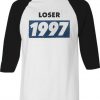 Looser Youth 1997 White Black Raglan T shirts