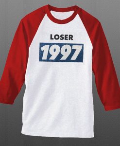 Looser Youth 1997 White Red Raglan T shirts