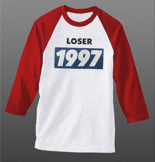 Looser Youth 1997 White Red Raglan T shirts